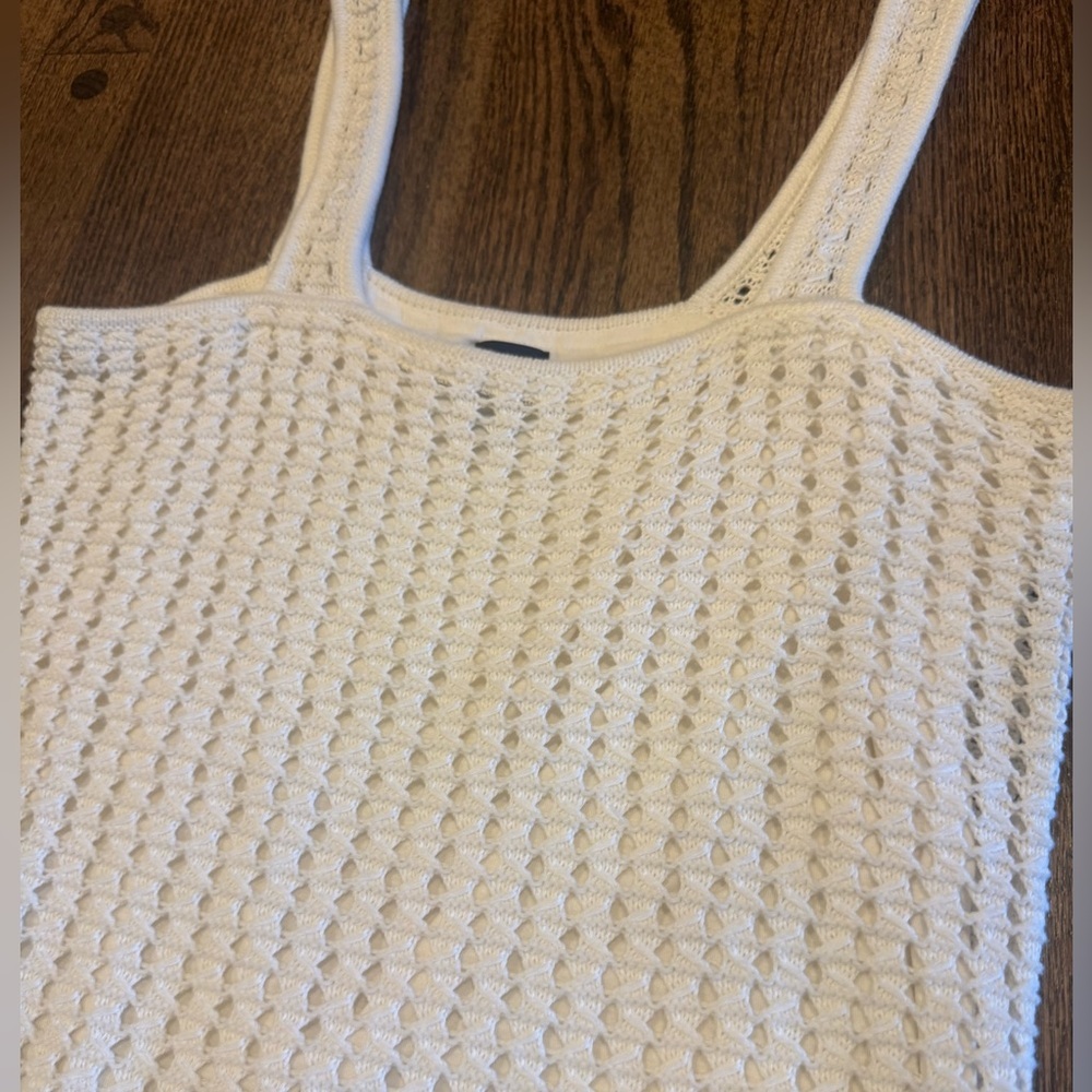 Gap Crochet Mini Dress | Size XS | White - Picture 5 of 6